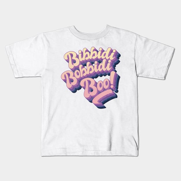 Bibbidi Bobbidi Boo! Kids T-Shirt by BOEC Gear